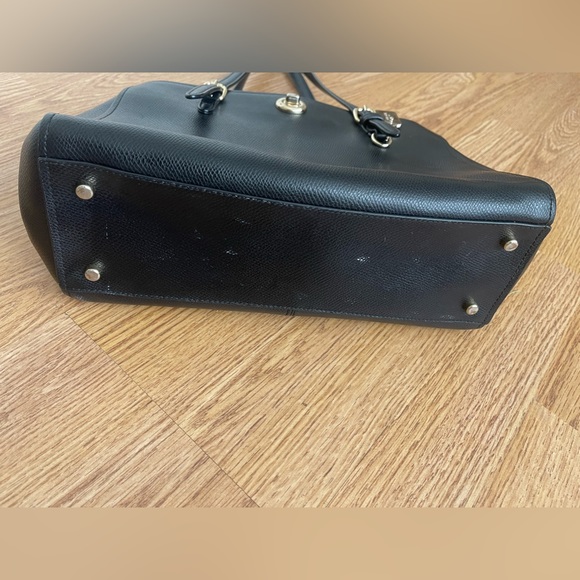 Black Coach Turnlock Carryall Bag - Picture 4 of 9